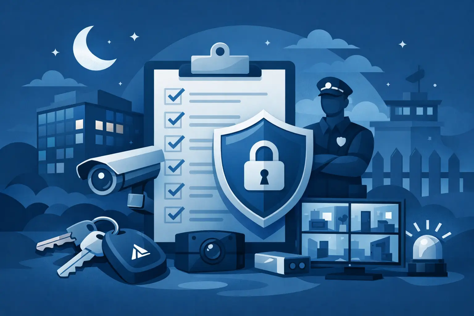 Overnight Business Security Checklist Guide